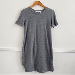 WILT Small Gray Short Sleeve Dress